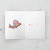 Seagull Air Mail誕生日名の先頭を追加 カード (内部)