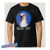 Seagull Beak Off Fab おもしろい Joke Tシャツ