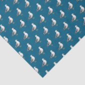 Seagull Bird Beach Ocean Coast Blue Watercolor 薄葉紙 (詳細)