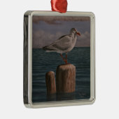 Seagull by Tom Rock Metal Ornament メタルオーナメント (右)