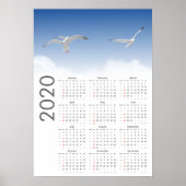 Seagull Calendar 2020ポスター ポスター (正面)