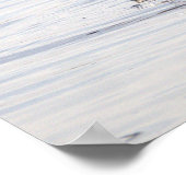 Seagull Crab Fishing Photo Poster ポスター (角)