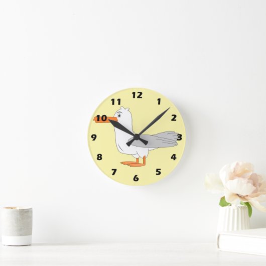 Seagull Design ラウンド壁時計 (ホーム)