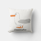 Seagull Design Personalised クッション (正面)