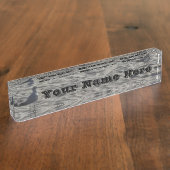 Seagull Desk Nameプレート デスクネームプレート (側面)