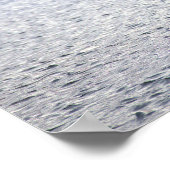 Seagull Flying in Winter Poster ポスター (角)