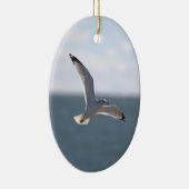 Seagull Flying Photo Ornament  セラミックオーナメント (右)