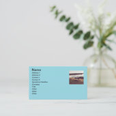 Seagull in Flight Business Cards 名刺 (スタンド正面)