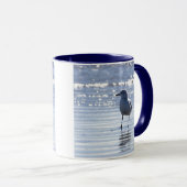 Seagull in Ocean Photo Mug マグカップ (正面右)