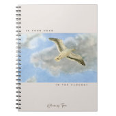 Seagull in the clouds ノートブック (正面)