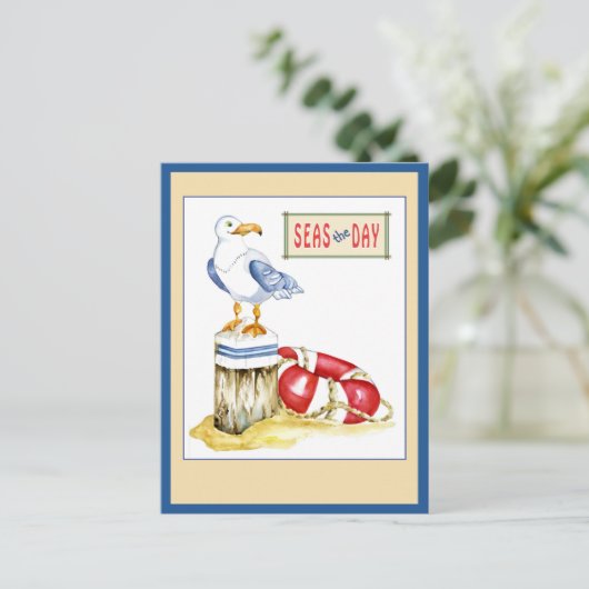 Seagull Nautical Anytime Card ポストカード (スタンド正面)