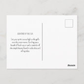 Seagull Ocean Bird Beach Coastal  ポストカード (裏面)