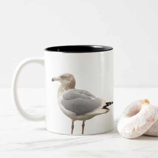 Seagull Photo Mug ツートーンマグカップ (ドーナツ)