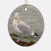 Seagull Photo Ornament セラミックオーナメント (左)