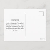 Seagull Soaring Waves Storm Clouds Ocean Coastal ポストカード (裏面)