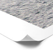 Seagull Spreading Wings in Water Poster ポスター (角)