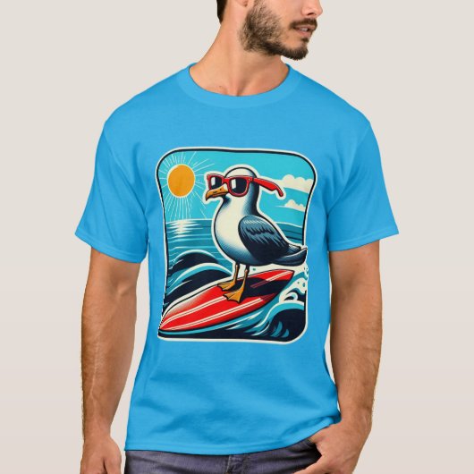 SEAGULL-SURF'S UP 2 Tシャツ (正面)