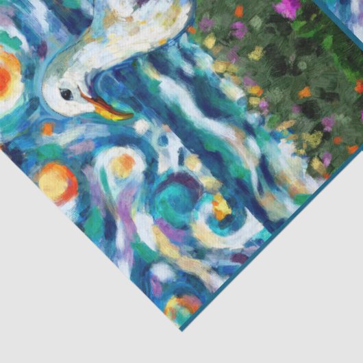 Seagull Van Gogh Style Beach Sky Decoupage 薄葉紙 (詳細)