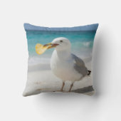 Seagull with a Potato Chip クッション (裏面)