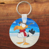 SEAGULL WITH PILOT GOGGLES キーホルダー (正面)