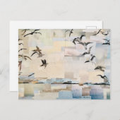 SeaGulls in Flight» Willowcatdesignsによるカット紙 ポストカード (正面/裏面)