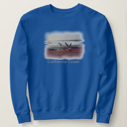 Seagulls on California Coast Sweatshirt スウェットシャツ (デザイン正面)