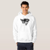 Seahawkのフード付きのスエットシャツ パーカ (正面フル)