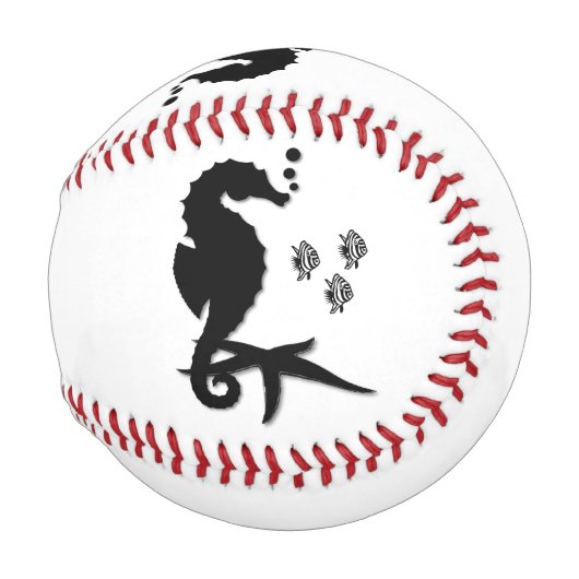 Seahorseが初期化されました 野球ボール (裏面左)