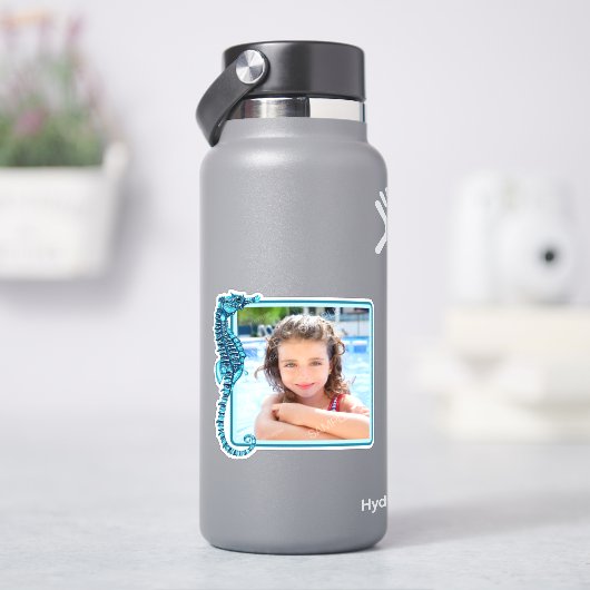 Seahorseの個人用の写真の形のシール シール (HydroFlask)