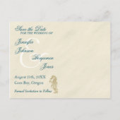 Seahorse日付はがきを保存 案内ポストカード (裏面)