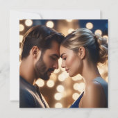 Seahorse航海の海写結婚真 招待状 (裏面)