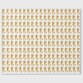 Seahorse – 光沢のあるラッピング紙、30" x 15' ラッピングペーパー (フラット)