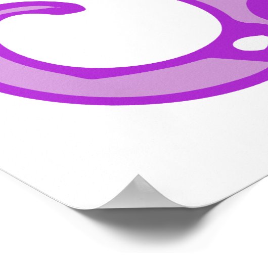 seahorse-313946漫画かわいいシーホース魚海a ポスター (角)