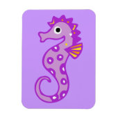 seahorse-313946漫画かわいいシーホース魚海a マグネット (縦)