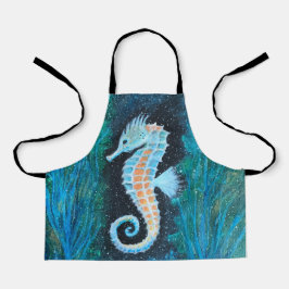 Seahorse apron for child エプロン