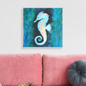 Seahorse canvas art キャンバスプリント (インサイチュ (リビング))