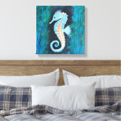 Seahorse canvas art キャンバスプリント (インサイチュ (寝室))