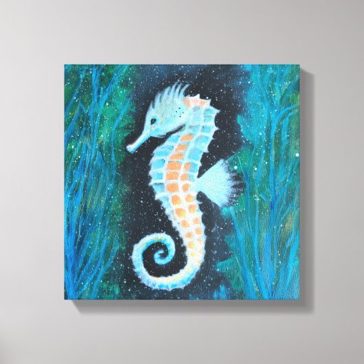 Seahorse canvas art キャンバスプリント (正面)