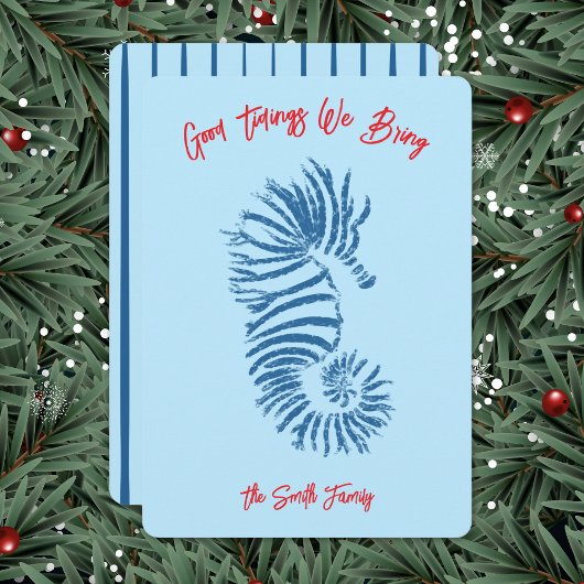 Seahorse Christmas Card シーズンカード