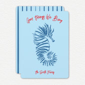 Seahorse Christmas Card シーズンカード
