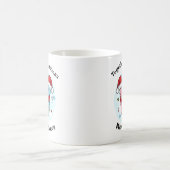Seahorse Couple Christmas Personalized Mug コーヒーマグカップ (中央)