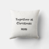 Seahorse Couple Personalized Christmas Pillow クッション (裏面)