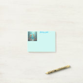 Seahorse friends post it note personalize ポストイット (デスク上)