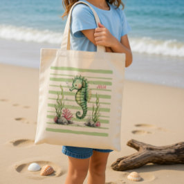 Seahorse in the Garden of Tides トートバッグ