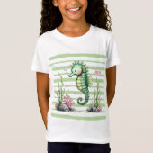 Seahorse in the Garden of Tides Tシャツ (正面)