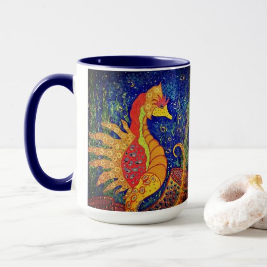 Seahorse Mug マグカップ (ドーナツ付き)