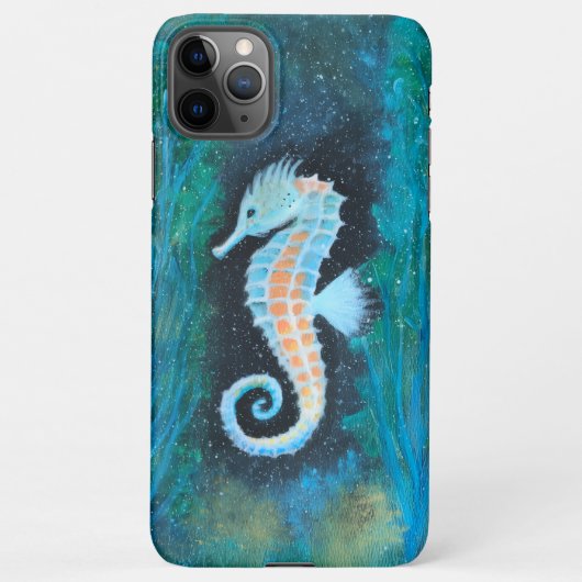 Seahorse Phone Case iPhoneケース (裏面)