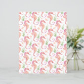 Seahorse Scrapbook Paper (スタンド正面)
