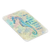 Seahorse watercolor painting magnet マグネット (右側)