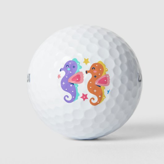 Seahorses ゴルフボール (正面)